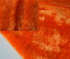 Orange Kunstpelz Kaninchen Fell Stoff Plüsch Stretch Stoffe