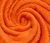 Orange Kuschelweicher Wellness-Fleece Stoff Antipilling Stoffe