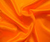 Neon-Orange schwer Satin Stoff Satinstoff glänzend Stoffe