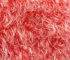 red ~; white Extremely Long Shaggy Mongonlian Fur Fabric