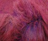 pink ~ blue mlange Fluffy Long Hair Woven Fur Imitation fabric
