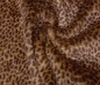 dark brown Short Hair Cuddle Leopard Imitation Fur fabric