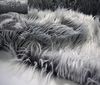 white Flokati Longhair fur fabric